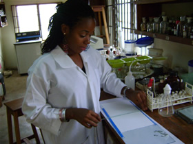 lab pictures from a research laboratory located in Nigeria